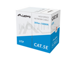 LAN CABLE UTP CAT.5E 305M SOLID CCA RED LANBERG
