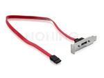DELOCK SLOTBRACKET 1X SATA > EXTERNAL 1X ESATA LOW PROFILE