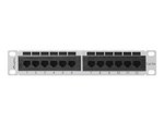 Patch Panel 12 Port 1u 10" Kat5e Szary Lanberg