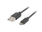 Kabel Usb Micro(M)->Usb-A(M) 2.0 3m Czarny Qc 3.0 Lanberg