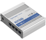 Teltonika Networks RUTX09 to mobilny router  IoT LTE-A Cat 6 z dwoma gniazdami SIM, agregacją operatorów i 4 interfejsami Gigabit Ethernet.