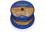 DVD-R VERBATIM 4.7GB X16 MATT SILVER (50 CAKE)