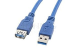 EXTENSION CABLE USB 3.0 AM-AF BLUE 3M LANBERG CA-US3E-10CC-0030-B