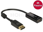 Adapter Displayport(M) 1.2->Hdmi(F) Pasywny Czarny Delock