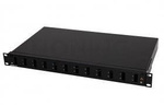 Przełącznica światłowodowa FT 1U wysuwana 19'' 12xSC duplex czarna