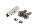 2XRJ-45 FTP CAT6A PLUG 8P8C TOOL-LESS ADAPTER LANBERG