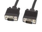 VGA M/M CABLE 10M DUAL-SHIELDED 2*FERRITE BLACK LANBERG