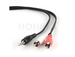 Kabel Audio Minijack 3.5mm(M) 3 Pin->2x Rca (Chinch)(M) 5m Gembird