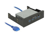 Frontpanel Delock 3.5/2.5" 4xusb 3.0