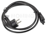 CEE 7/7 (MICKEY)->IEC 320 C5 POWER CORD 1.8M VDE BLACK LANBERG