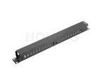 19" CABLE MANAGEMENT PANEL TYPE A 1U BLACK LANBERG