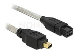 Kabel Firewire 1394b(M) 9 Pin->1394a(M) 4 Pin 1m Delock
