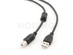 USB-A(M)->USB-B(M) 2.0 CABLE 1.8M BLACK FERRITE GEMBIRD