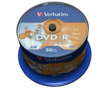 DVD-R VERBATIM 4.7GB X16 PRINTABLE (50 CAKE) NO ID BRAND