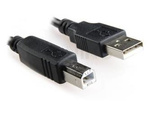 USB-A(M)->USB-B(M) 2.0 CABLE 4.5M BLACK FERRITE GEMBIRD