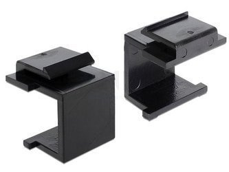 Moduł Keystone Zaślepka Gniazda Czarna Do Puszki Montażowej Delock