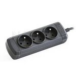 POWER STRIP ARMAC ARCOLOR3 1.5M BLACK (3 OUTLETS)