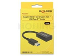 Adapter Usb-A(M) 3.1 Gen 2->Usb-C(F) 15cm Czarny Delock