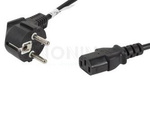 CEE 7/7->IEC 320 C13 POWER CORD 1.8M BLACK LANBERG
