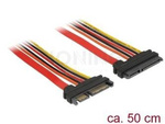 Kabel Sata Data Iii (6 Gb/S) 22 Pin(F)->Sata 22 Pin(M) 50cm Delock
