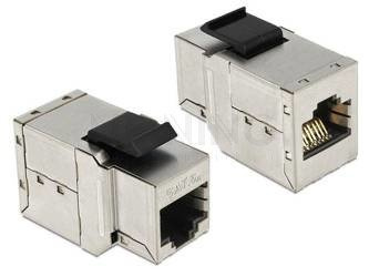 Moduł Keystone Gniazdo Rj45->Rj45 Kat.6 Do Puszki Montażowej Delock