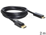 DISPLAYPORT(M) V1.1->HDMI(M) CABLE 2M BLACK DELOCK