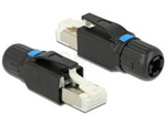 SHIELDED RJ-45 PLUG DELOCK