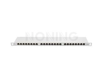 PATCH PANEL 24 PORT 0.5U CAT.6 SHIELDED GREY LANBERG