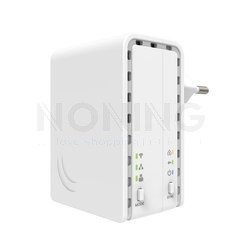 PWR-LINE AP (EU plug) 802.11b/g/n WiFi AP with a single Ethernet port and capability to connect to other PWR-LINE devices through the electrical lines in your premises (Type C plug, European)