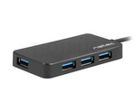USB 3.0 HUB NATEC SILKWORM 4-PORTS BLACK USB-C