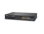 Switch Planet Gs-5220-8p2t2x 8x 1gb Base-T/2x 1gb Base-T/2x 10gb Sfp+ Zarządzalny L2+ Gigiabit