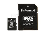 MICRO SDHC MEMORY CARD INTENSO 16GB CLASS 10
