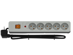 SURGE PROTECTOR ACAR X5 1,5M GREY-BLACK