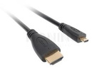 HDMI(M)->HDMI MICRO(M) V1.4 CABLE 1.8M 4K 3D BLACK LANBERG