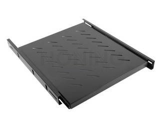 19" SLIDING SHELF 1U/463X550MM MAX LOAD CAPACITY UP TO 60KG BLACK LANBERG