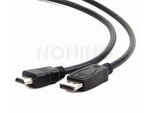 Kabel Displayport(M) V1.1->Hdmi(M) 3m Czarny Gembird