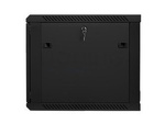 RACK CABINET 19” WALL-MOUNT 9U/600X600 FOR SELF-ASSEMBLY (FLAT PACK) BLACK LANBERG