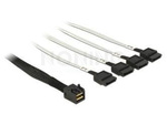 SAS MINI HD SFF 8643(M)->4X SATA 7 PIN(F) CABLE 100CM DELOCK