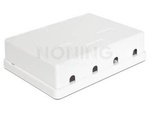 KEYSTONE SURFACE MOUNTED BOX 4 PORT DELOCK