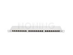 Patch Panel 24 Port 0.5u Kat.6 Ekranowany Szary Lanberg
