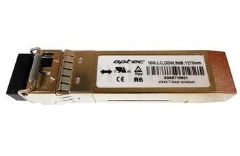 SFP+ WDM OPTEC, 10G, SM LC, 9dB DFB/PIN (10km), TX1270/RX1330, DDM