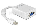 Adapter Displayport Mini(M) 1.1->Vga(F) Na Kablu 12cm Biały Delock