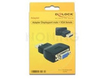 ADAPTER DISPLAYPORT(M) 1.1->VGA(F) BLACK DELOCK