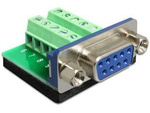 Adapter Terminal Block 10pin->Serial 9pin Db9 (Com)(F) Delock
