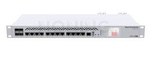 CCR1036-12G-4S 1U rackmount, 12x Gigabit Ethernet, 4xSFP cages, LCD, 36 cores x 1.2GHz CPU, 4GB RAM, 24 mpps fastpath, Up to 16Gbit/s throughput, RouterOS L6, Dual PSU