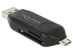 CARD READER DELOCK NA MICRO USB 3.0 OTG ALL IN ONE