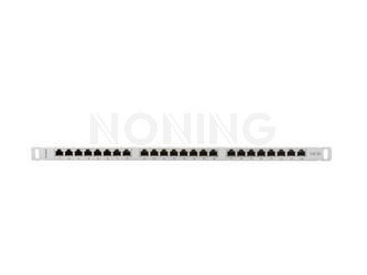 PATCH PANEL 24 PORT 0.5U CAT.5E SHIELDED GREY LANBERG