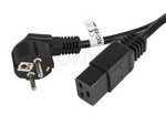 CEE 7/7->IEC 320 C19 POWER CORD 16A 1.8M VDE BLACK LANBERG