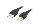 Kabel Usb-A M/M 2.0 0.5m Czarny Lanberg