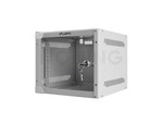Szafa Instalacyjna Rack Wisząca 10" 4u 280x310 Szara Drzwi Szklane Lanberg (Flat Pack)
